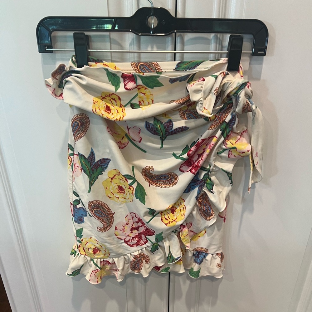 Floral Cream Women's Sarong